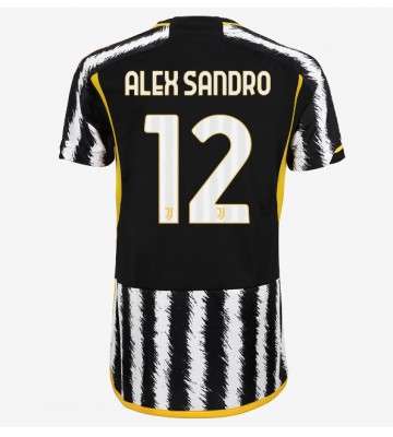 Juventus Alex Sandro #12 Primera Equipación Mujer 2023-24 Manga Corta